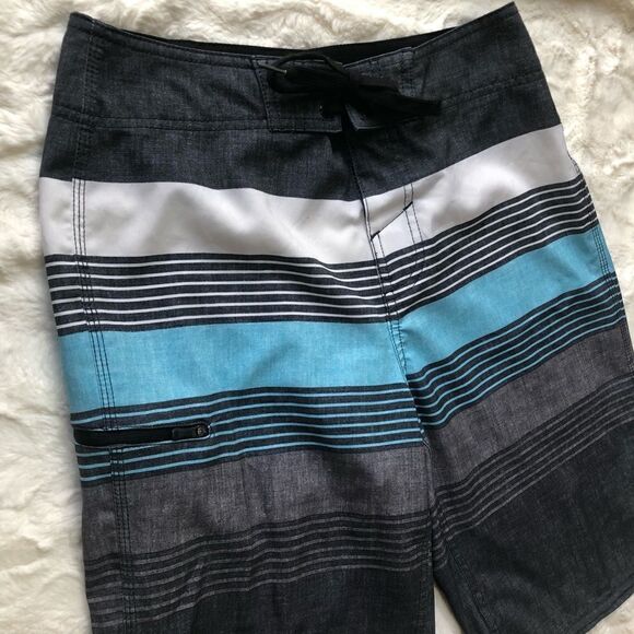 O’Neill Blue Gray Stripe Board Short - Men’s 28 - Picture 4 of 5